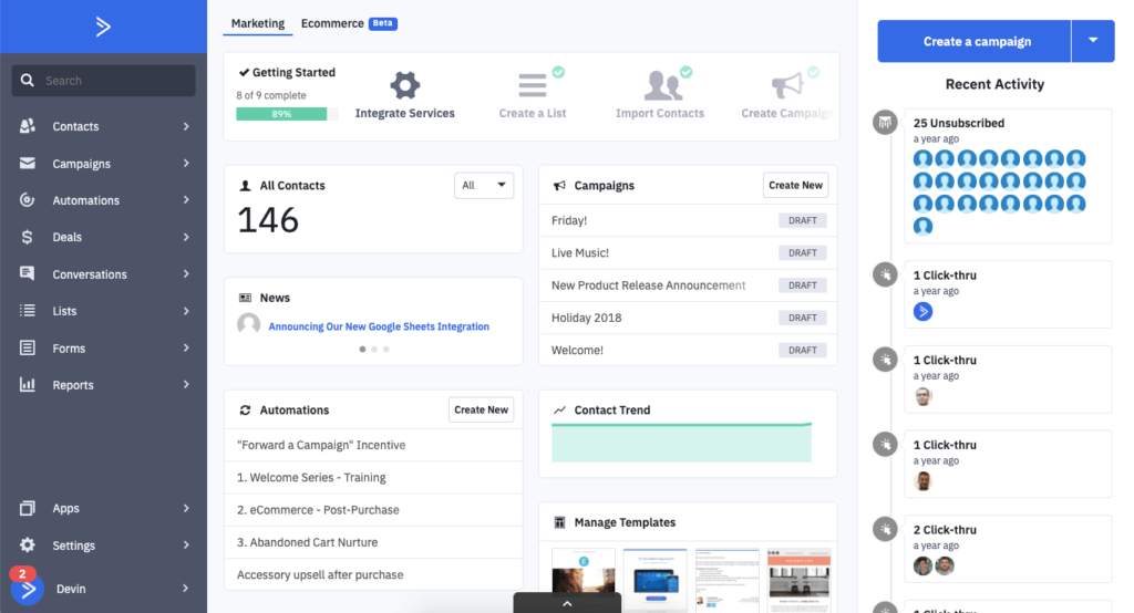 ActiveCampaign Reviews 2025