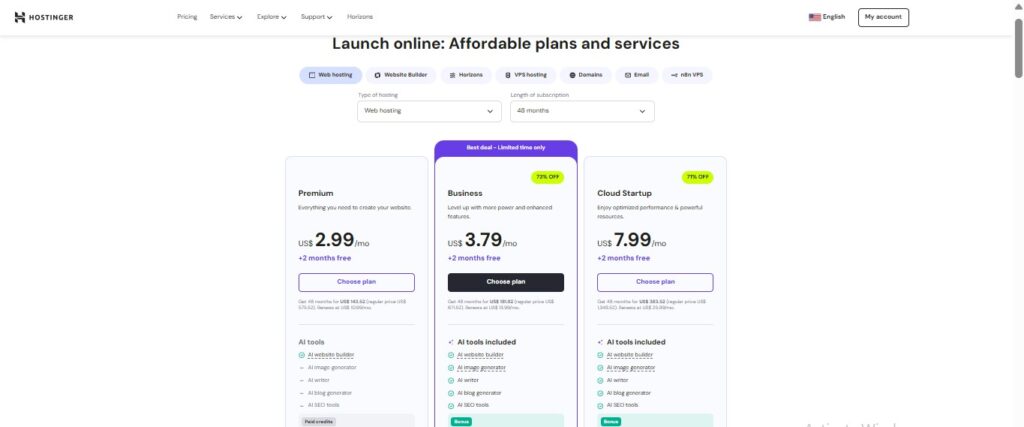 Hostinger Your Website's Next Home